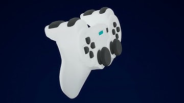 Videogame Controller (3D Render)