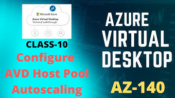 Configure Azure virtual desktop Auto scaling step by step | AVD-Host Pool