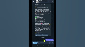 🚀 SelfReason Telegram Bot: AI Chat Privately & Seamlessly on Telegram!
