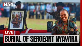 Watch Burial of Sergeant Rose Nyawira who died in KDF chopper crash – News54 Africa