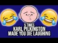5 times karl pilkington made you die laughing  1000 subscriber special compilation