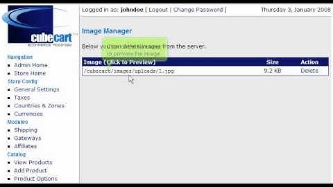 How to manage your images in CubeCart (Flipper Host)