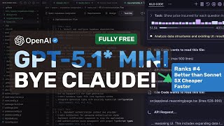 GPT-5(.1*) Mini + Roo,OpenCode: This is NOW WAY BETTER THAN Sonnet & Claude Code!