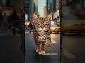 Cat on walk #viral #aishorts #jumpstyle @GulshanThakur-i6l