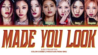 BABYMONSTER Made You Look Lyrics (Color Coded Lyrics) Cover AI Org, By Tokkiz
