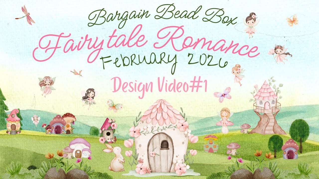 Designing with my February 2026 Bargain Bead Box