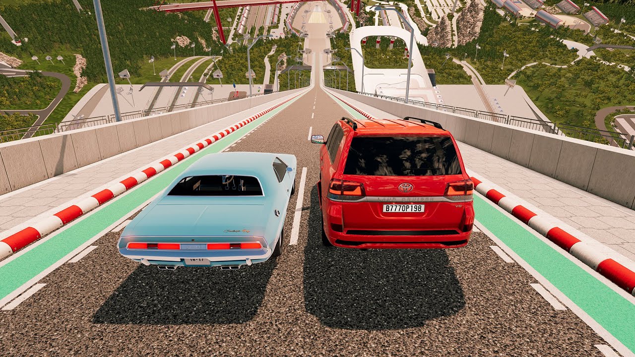 The Science of Epic High Speed Car Crashes In BeamNG Drive #04