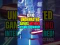 10/10 UNDERRATED Games With No Internet Required! 🤯😉