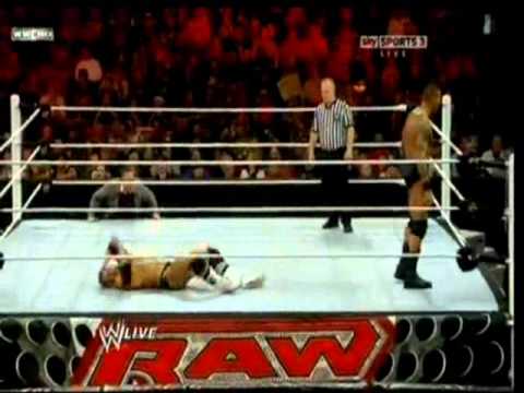 WWE Monday night raw 12/6/10 Randy orton vs Alex r...