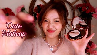 ASMR | You are Going on a Date with Your Crush 🌹{makeup layered sounds} ft. Dossier