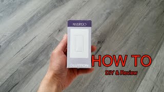 how to install occupancy sensor switch lutron maestro single-pole or 3-way, ms-ops5m-wh