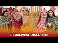 Heavy jewels of handmade bridalwear at a discount  bride  groom wedding dresses sorted