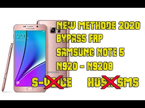 Bypass FRP Samsung note 5 New Method | Android 8 - Android 9