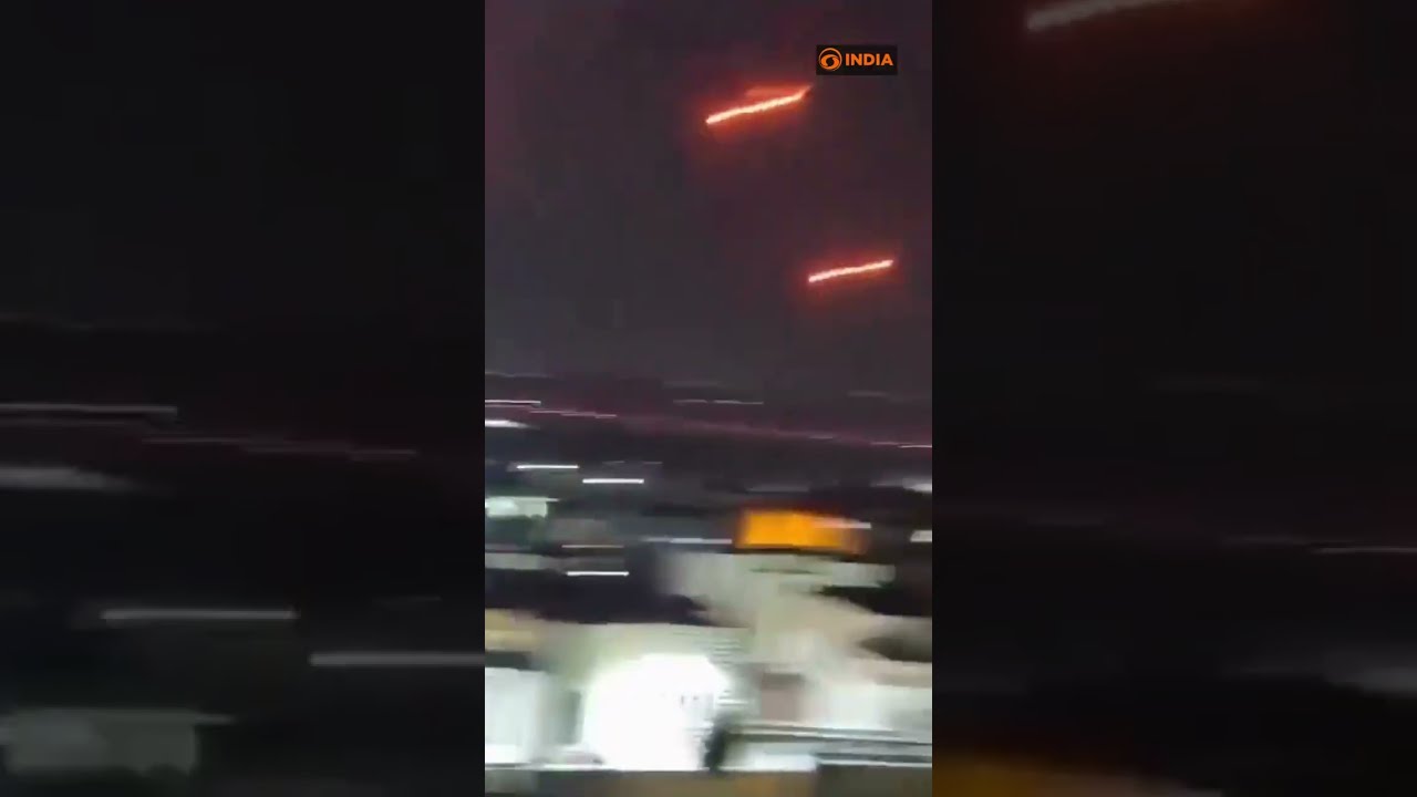 Iranian Missiles Targeting The Nevatim Airbase In Negev Desert