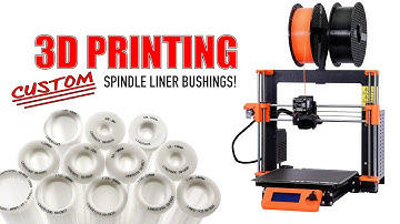 3D Printed Bushings for CNC Lathe Spindle Liners!