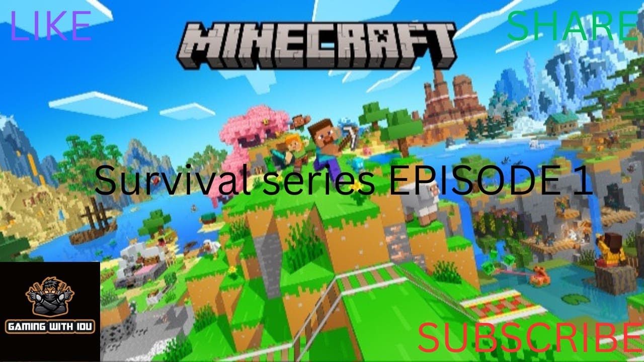 MINECRAFT SURVIVAL SERIES EPISODE 1 #minecraft #survivalgame - YouTube