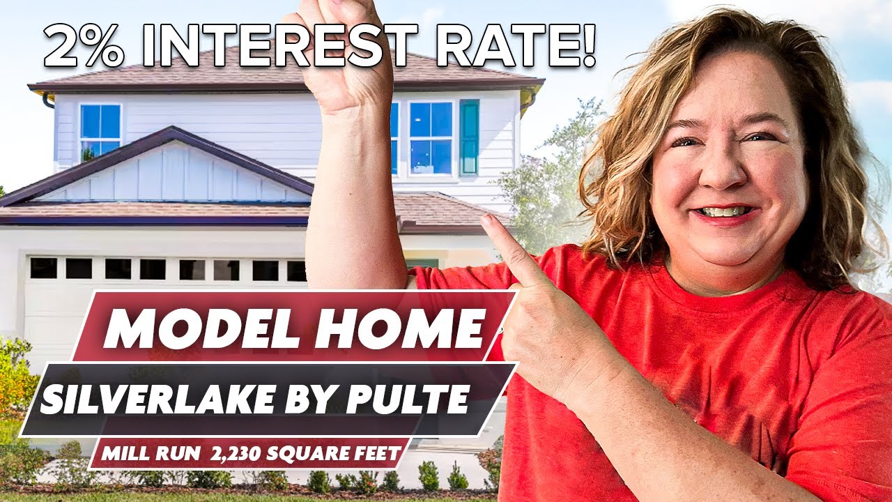 New Construction Home Tour 36 Minutes From Disney 🏠 | Pulte Homes | Silverlake | Lake Alfred FL |