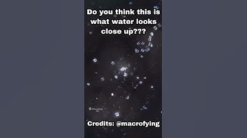 Do you Think Water Looks Like This Close Up???