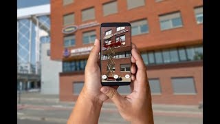 View Machines in Augmented Reality in the My Riwal Rental App