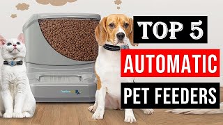 Top 5 Best Automatic Pet Feeders 2023 | Best Automatic Cat Feeders | Best Automatic Dog Feeders (🐈🐕)