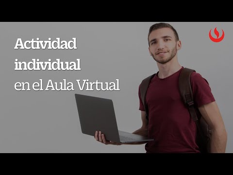 Cómo crear una actividad individual en el Aula Virtual