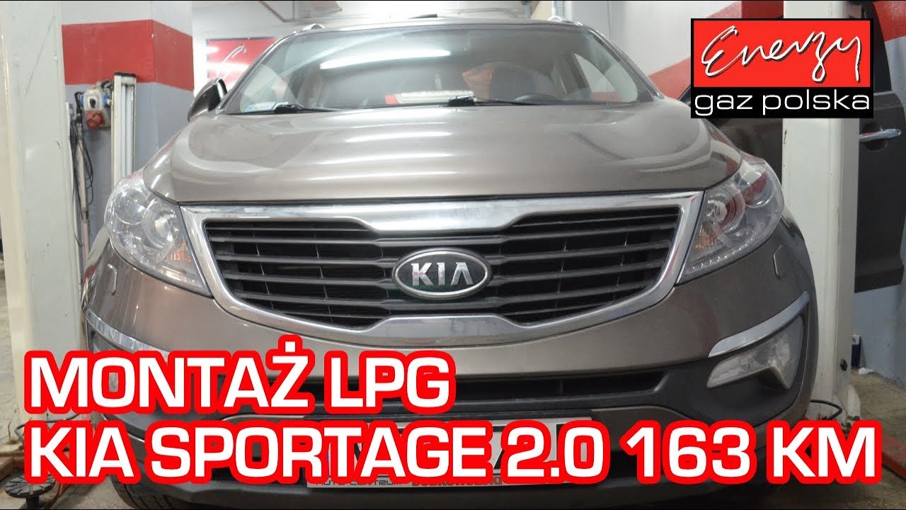 Montaż Lpg Kia Sportage 2.0 163Km 2011R R W Energy Gaz Polska Na Auto Gaz Brc - Youtube