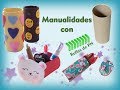 MANUALIDADES CON ROLLOS DE PAPEL HIGIÉNICO