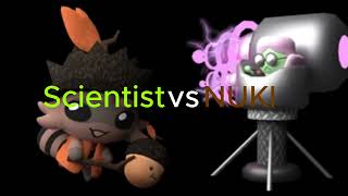 TOWER HEROES ELIMINATION. NUKI VS SCIENTIST