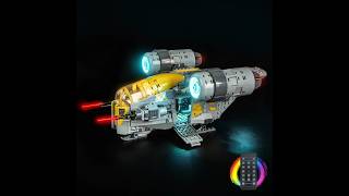 ZENE Bricks - Instruction Light Set For LEGO 75447 The Razor Crest 1080p - Remote Control Version