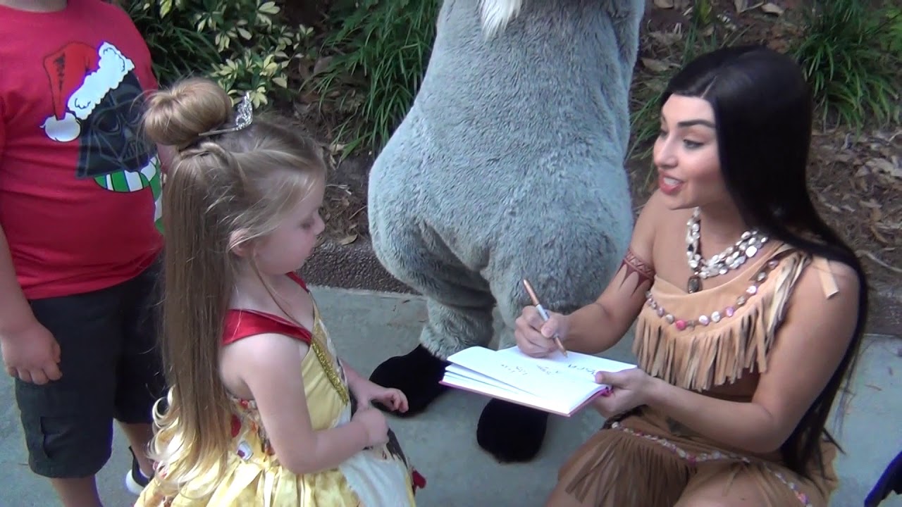 Pocahontas and Meeko were so wonderful!