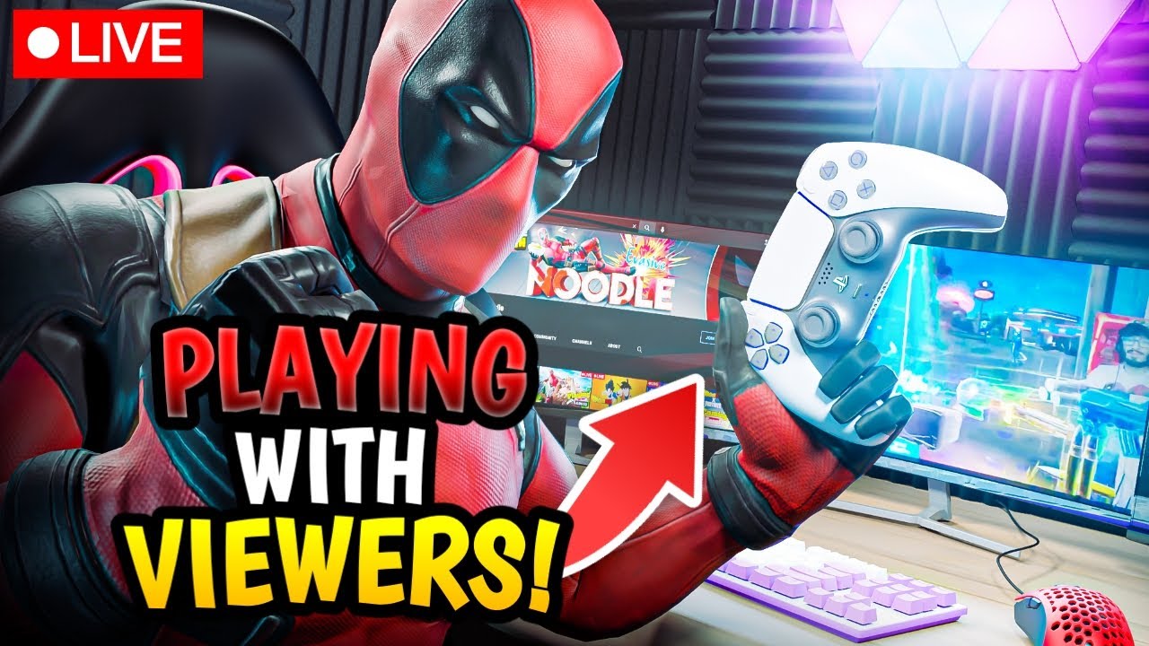 🔴 LIVE | Playing FORTNITE with VIEWERS! | JOIN UP AND PLAY!! ♥️ - YouTube