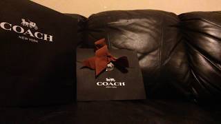 Coach Tea Rose Clutch Unboxing