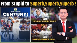 Ind Vs Eng From Stupid To Superb Rishabh Pant Wins Over Gavaskar After Splendid Century.