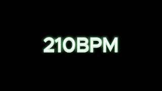 1 Hour 210 BPM Metronome | Steady Tempo for Practice and Study