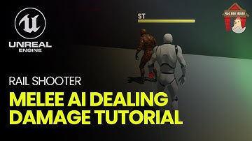 Doug Teaches Ue5 Rail Shooter - Melee Ai Dealing Damage Tutorial