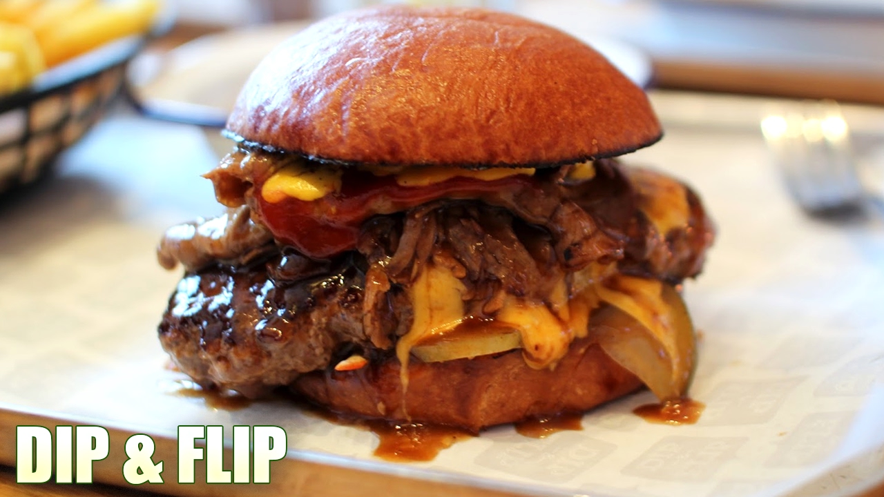 DIP & FLIP London's Best GRAVY Fueled Burger YouTube