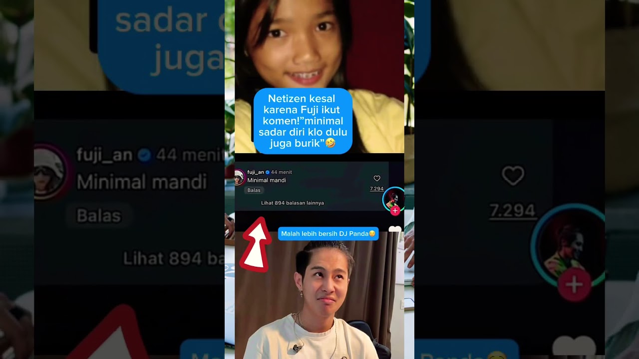 Fuji kena semprot netizen karena komenin DJ Panda🤣