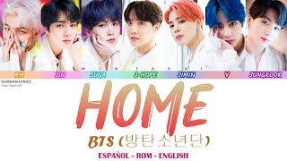 BTS - HOME | Lyrics: Español - Rom - English