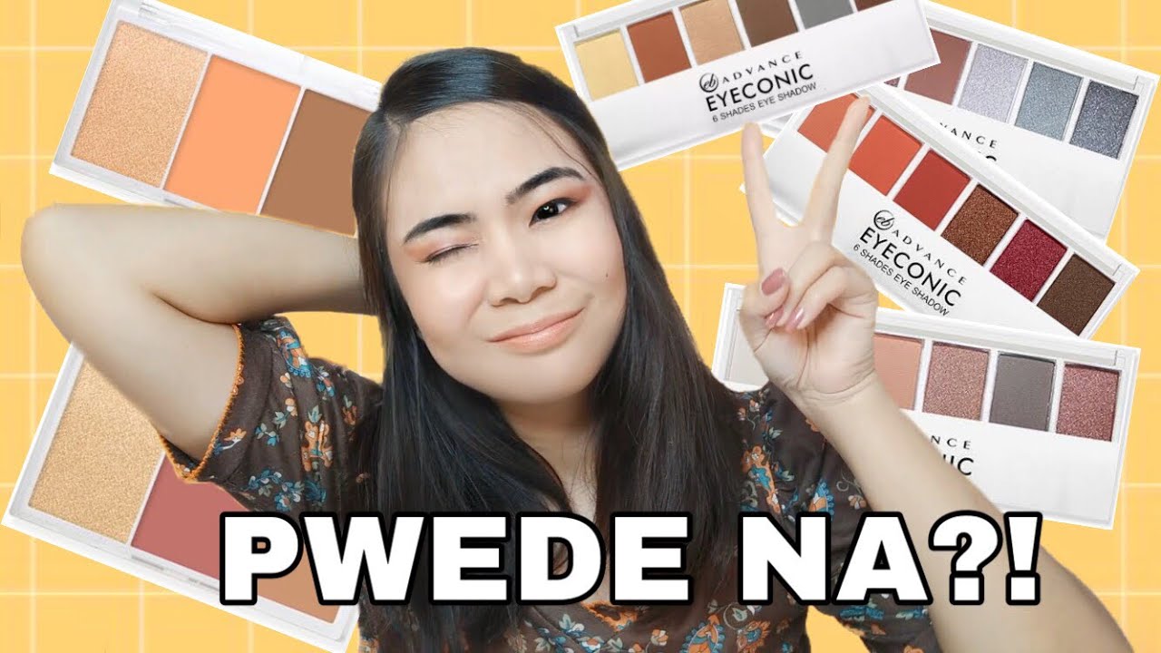 EB ADVANCE EYECONIC EYESHADOW & FACE TRIO REVIEW ✨