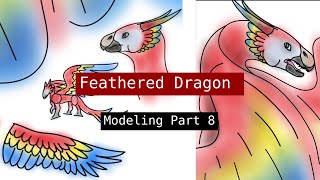 Feathered Dragon | Modeling Part 8 | Intermediate Blender Tutorial