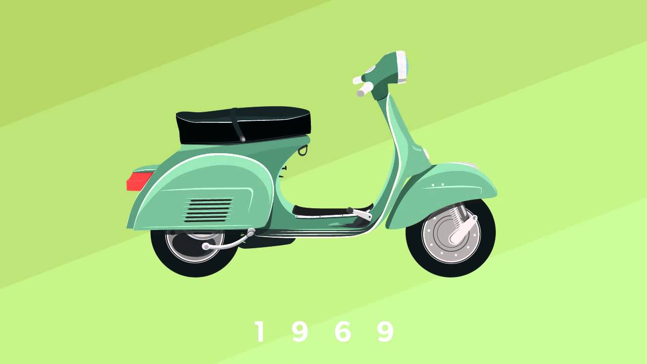 Vespaの70年の歴史を1分半で Lawrence Motorcycle X Cars A Your Life