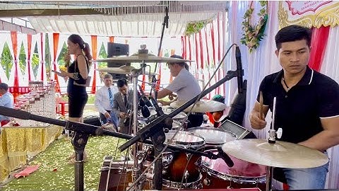 Drum Thái Tuấn nhạc Bolero chị cô dâu hát trong đám cưới |Hoa tím người xưa không thể hay hơn