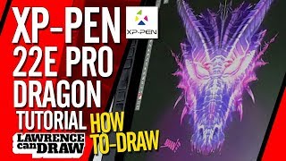 XP-Pen Dragon's Head Digital Art Tutorial screenshot 2