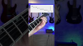 How to play an E Phrygian Dominant scale on guitar #shorts