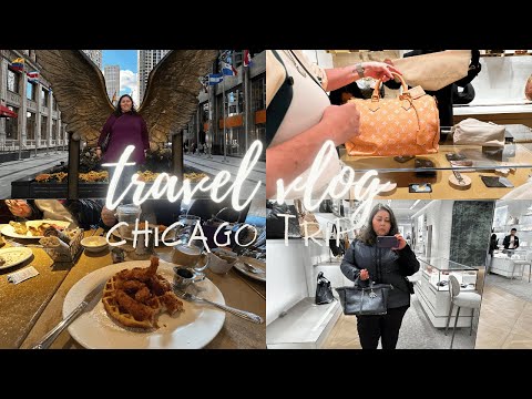 Chicago Vlog 2025 - Lux Shopping & Sightseeing. #luxuryaccessories #magmile