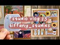 shop updates &amp; packing orders | studio vlog #3 | tiffany_studies