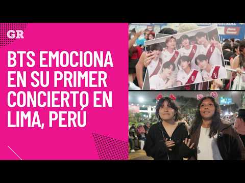 BTS thrills at their first concert in Lima
