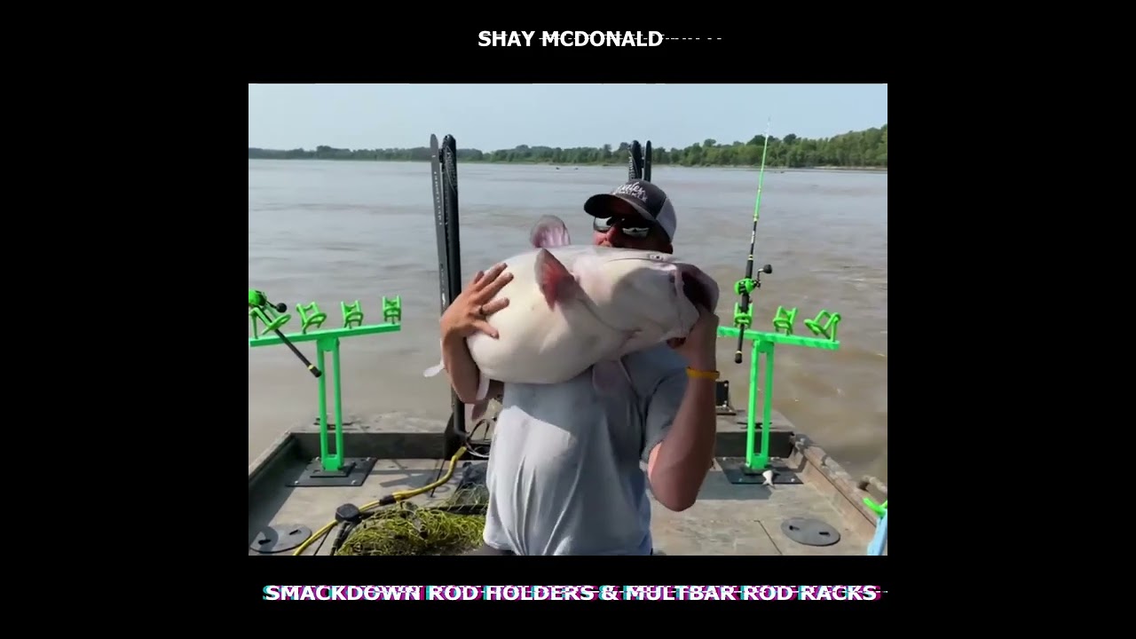 Shay McDonald lands another big blue on Smackdown rod holders and