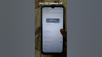 Vivo Y02/Y20 TalkBack Off | How to turn off TalkBack in Vivo Mobile |