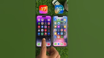 iOS 17 vs iOS 16 #shorts #ios16vsios17